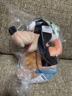 ミッキー&グーフィー　おやすみMぬいぐるみ　くすみパステル