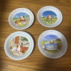 あらいぐまラスカル プレート 4枚セット 非売品のサムネイル