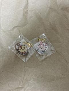 まじかるちいかわ ミニアクリルチャーム モモンガ、古本屋2つセット - 2