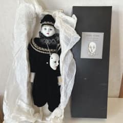 未使用 サンキョー White Clown ピエロ ビスクドール箱付日本製 - メルカリ