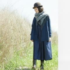 SM2 デニム前開きワンピース ネイビーのサムネイル