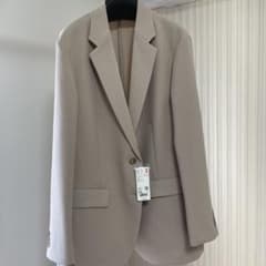 ユニクロ UNIQLO 感動ジャケット(ベージュ)XXLテーラードジャケットのサムネイル