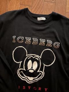 ICEBERG ニット セーター ブラックLのサムネイル