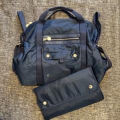 5/25までSALE】美品 ステラマッカートニー ネイビー マザーズバッグ