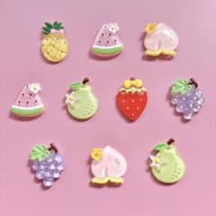 【10個】ラメキラ！フルーツmix 【202】のサムネイル