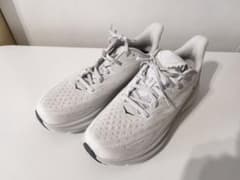 HOKA ONE ONE クリフトン9 27cm　ホワイトのサムネイル