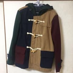 値下げ‼︎メンズダッフルコート ショート丈 クレイジーのサムネイル