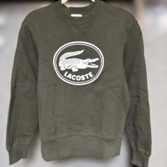 【値下げ！】LACOSTE オリーブ クルーネック トレーナーのサムネイル