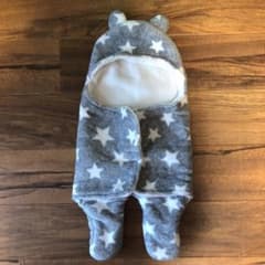 耳つきフワフワおくるみのサムネイル