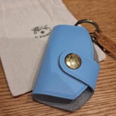 IL BISONTE キーケース ライトブルーのサムネイル