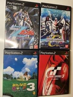 PS2 게임 4 개 세트 Z 건담 다른 세트이지만 장미 판매도 가능합니다
