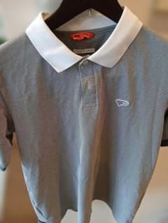 BEAMS GOLF 半袖ポロシャツ グレー XL 日本製 ストレッチのサムネイル