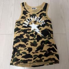 A BATHING APE 迷彩 タンクトップ Lサイズ - メルカリ