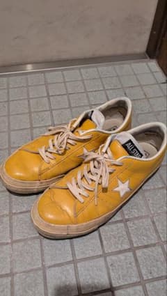 コンバース　ワンスター　イエローレザーのサムネイル