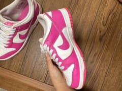 NIKE DUNK LOW ピンク ホワイト スニーカー 23cmのサムネイル