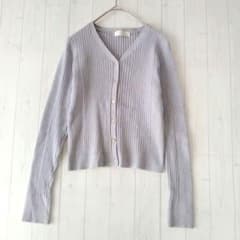 テゥエルブアジェンダ カットソー カーディガン ラベンダー M