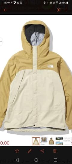 THE NORTH FACEドットショットジャケットアンテロープタン×グラベルのサムネイル