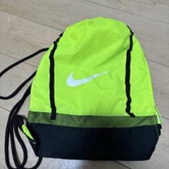NIKE ナップザック ネオンイエロー ブラックのサムネイル