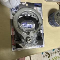 U字型 自転車ロック　リング錠　vブレーキ取り付けブラケット付きのサムネイル