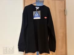 【GERRY】別注 プリント/ワンポイント 刺しゅう 長袖Tシャツ　ブラックのサムネイル