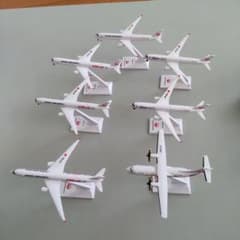 JAL 日本航空 飛行機 模型 7機セット - メルカリ