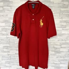 ポロラルフローレン ポロシャツ　レッド　XLのサムネイル
