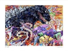 村上隆「庵野秀明監督へのオマージュ：シン・ゴジラ」ED100 版画のサムネイル