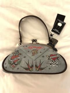 Ed hardy ドクロハンドバッグ ed hardy Y2K 平成 - メルカリ