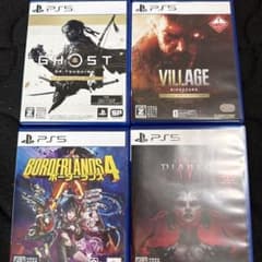 PS5 ソフト 4本セット まとめ売りのサムネイル