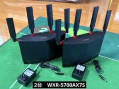 i*i様 2台セット　Wi-Fi 6対応Wi-Fiルーター WXR-5700AX i*i様 2台セット Wi-Fi 6対応Wi-Fiルーター WXR-5700AX - メルカリ
