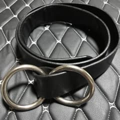 ダブルリングベルト　本革　厚革ロング仕様！のサムネイル