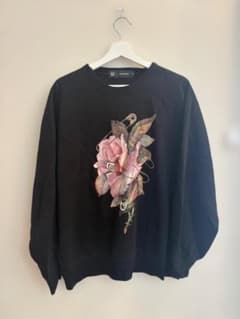 UNDERCOVER ローズ 安全ピン スウェット ブラック XLのサムネイル
