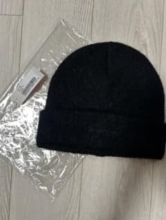 Supreme Mohair Beanie Black boxlogo mm6 - メルカリ