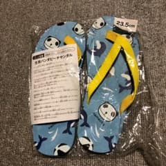 生茶パンダビーチサンダル　　水色のサムネイル
