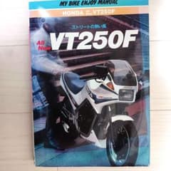 【超希少】ストリートの熱い風 ホンダ All new VT250F マニュアルのサムネイル