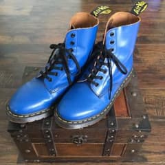 【正規】 Dr.Martens ドクターマーチン  青 25cm 8ホールブーツのサムネイル