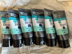 ビオレ おうちdeエステ 肌をなめらかにするマッサージ洗顔ジェル 炭　6本セットのサムネイル