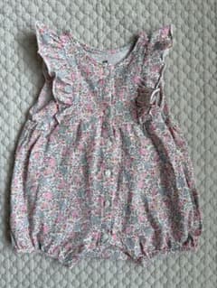 H&M 花柄 ロンパース 68cmのサムネイル
