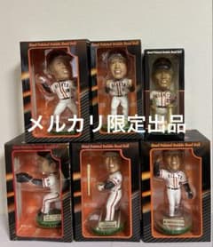 読売ジャイアンツ フィギュアセット　プラス　原辰徳、桑田真澄 読売ジャイアンツ ボブルヘッド6体セット 清原 松井 桑田 原 限定品