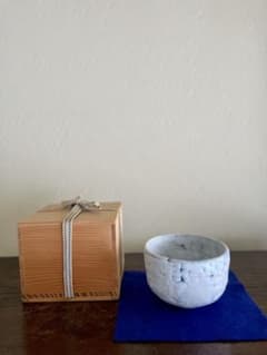 茶碗 陶器 抹茶 木箱付 陶芸 民藝 和 JAPAN pottery 梅花皮 - メルカリ