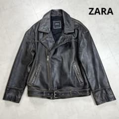 of the neige style ブルーレザー ダブルライダース 羊革 42 | Shop at