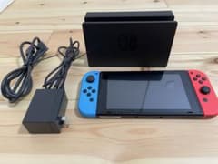 翌*引様 Nintendo Switch 本体 青/赤 Joy-Con付きのサムネイル