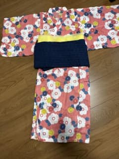 美品ですが難あり　セラフ  浴衣　130サイズのサムネイル