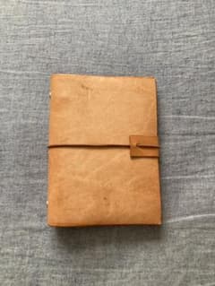 ナチュラルレザー 手作りシステム手帳のサムネイル