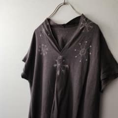 s*a様 a6 ヨーガンレール ヘンプ混 刺繍 半袖トップス M s*a様 a6 ヨーガンレール ヘンプ混 刺繍 半袖トップス M - メルカリ