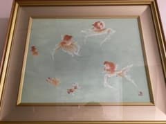 西野陽一　日本画　メヌエット　金魚　大作 西野陽一 日本画 メヌエット 金魚 大作 【公式通販】
