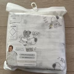 PEANUTS Baby スヌーピー ガーゼマルチケット　おくるみのサムネイル