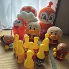 アンパンマン ぬいぐるみ・ボーリングセット まとめ売りのサムネイル