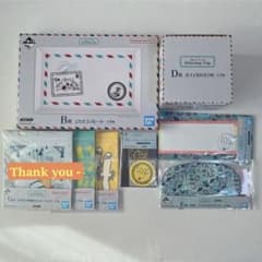이치 반 쿠지 무민 미이 플레이트 카페 그릇 아이 마스크 메모장 스티커
