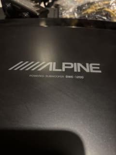 ALPINE パワードサブウーファー SWE-1200のサムネイル